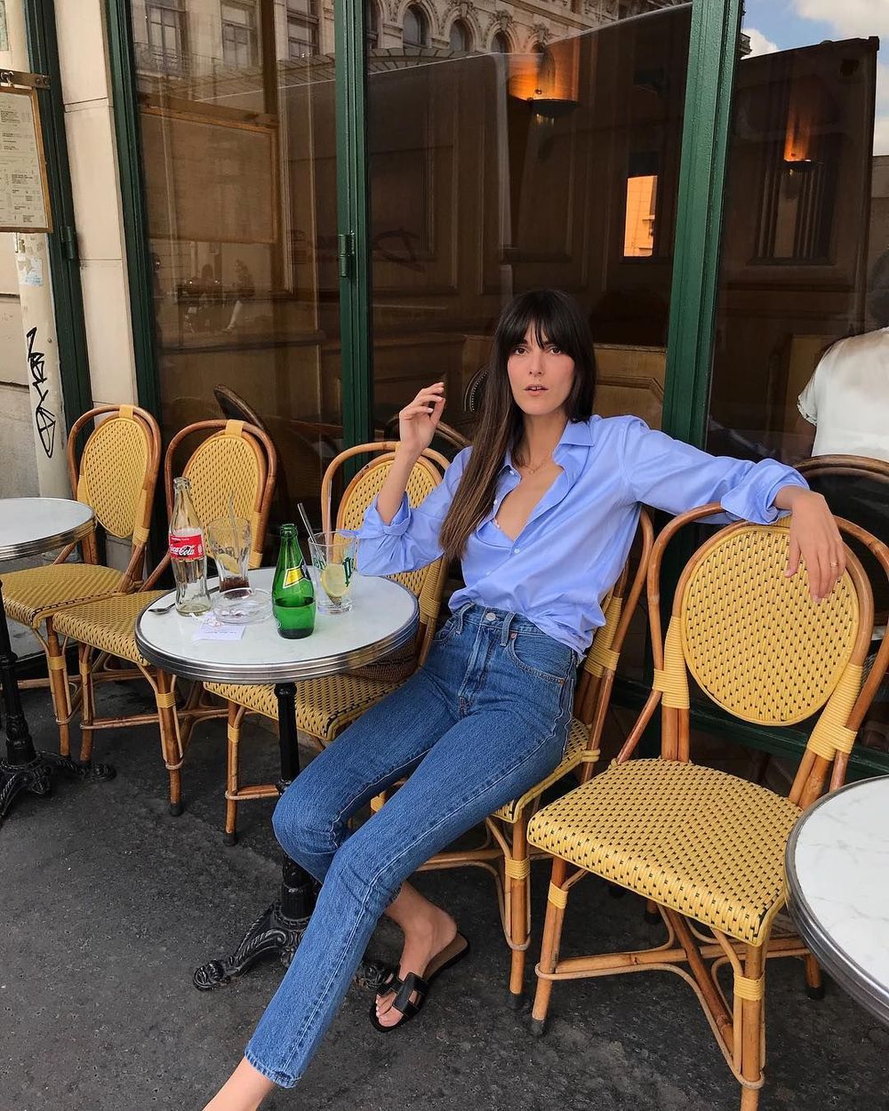 French Wardrobe Essentials: Straight Leg Jeans @leiasfez