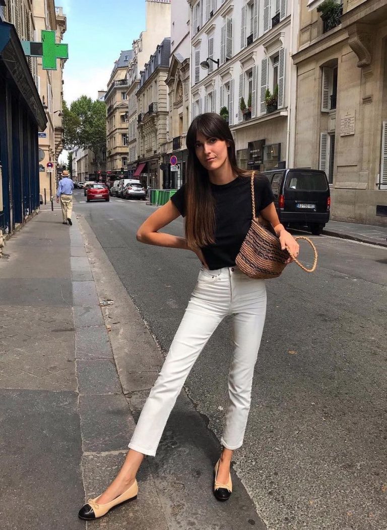 15 Ways to Wear White Jeans Like a French Girl