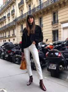 15 Ways to Wear White Jeans Like a French Girl
