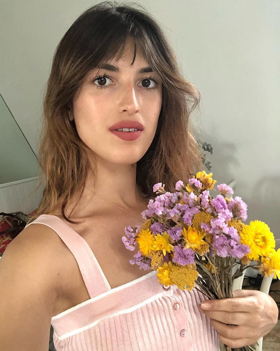 Pink tank top on Jeanne Damas French Girl Spring style ideas