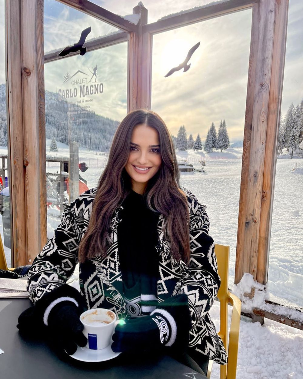 French girl Apres Ski Style Isabel marant jacket @gabriellecaunesil