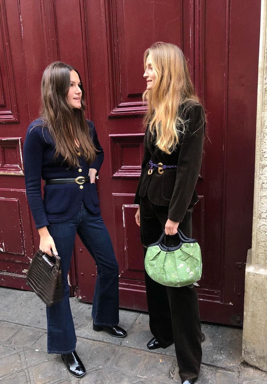 Fall Neutrals + Velvet Pants Trend in Montmartre