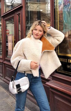 How to Wear Shearling Coats like a French Girl