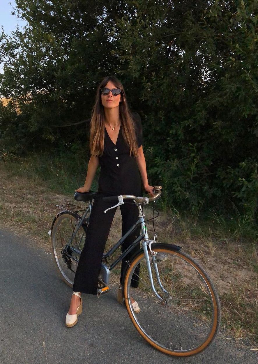 Things French Girls do Countryside black jumpsuit leiasfez