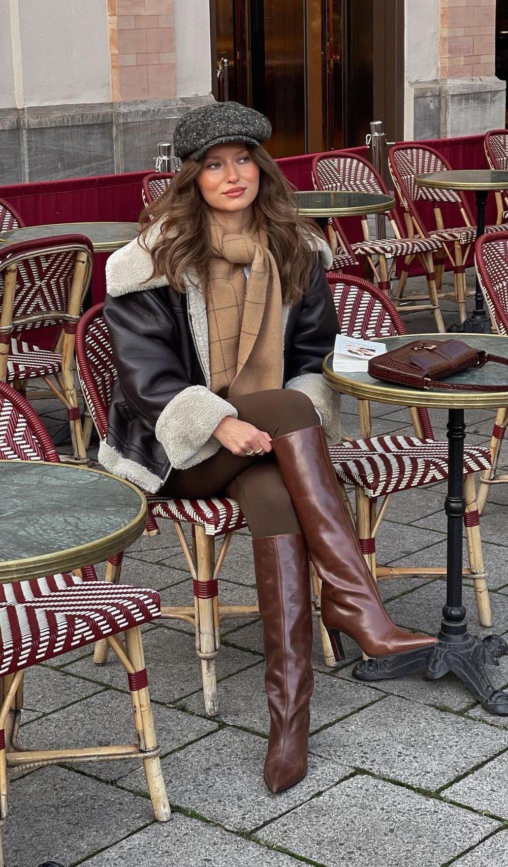 French Winter Outfits Leather Boots livia_auer