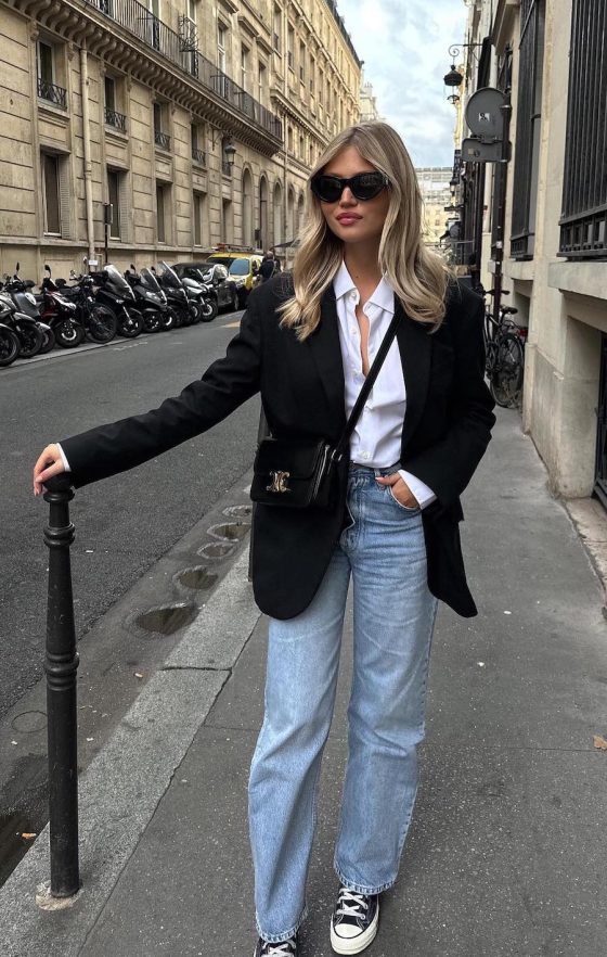 6 Ways to Wear a Black Blazer Like a French Girl