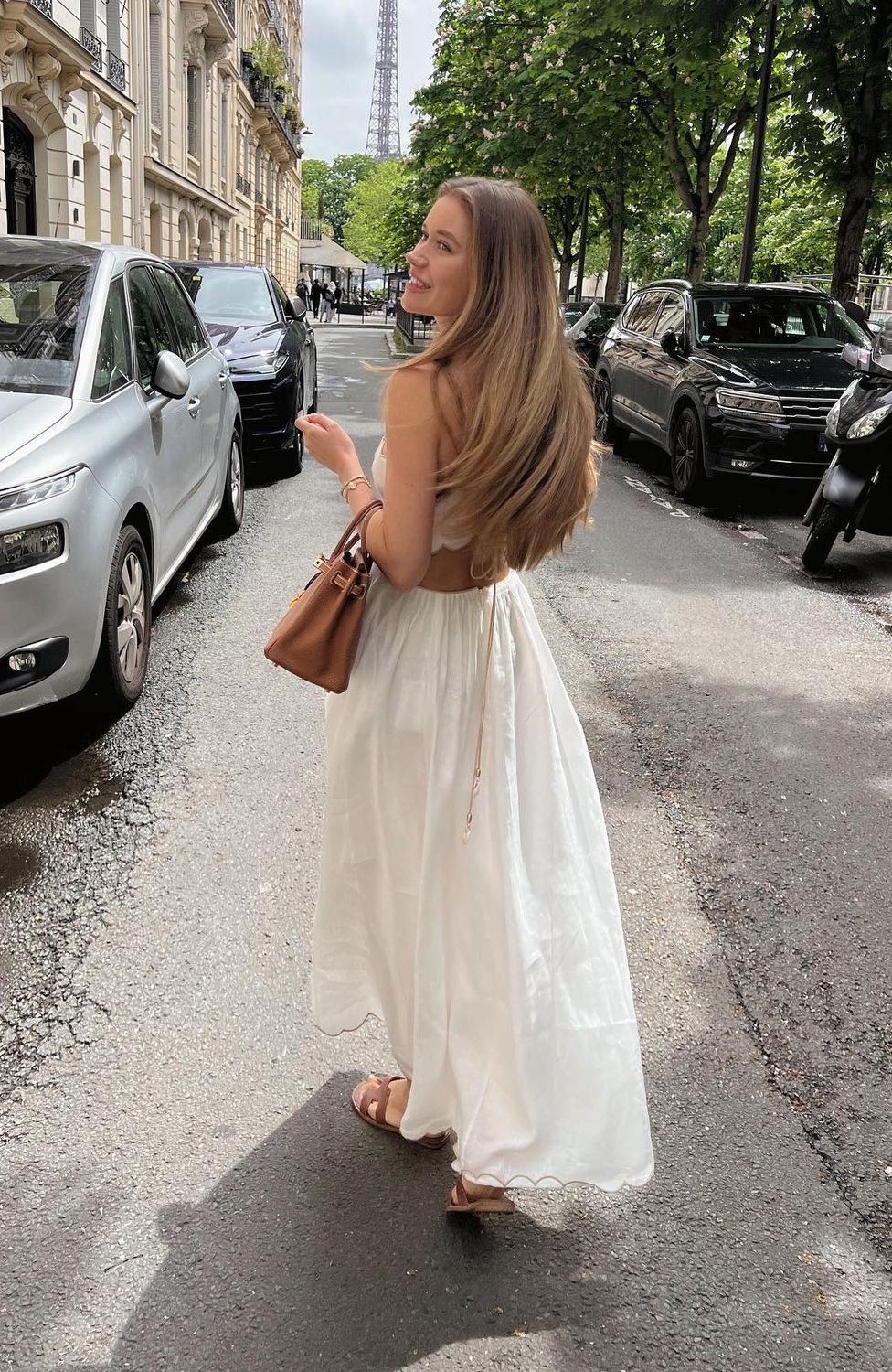 French summer outfits white dress lovisabarkman