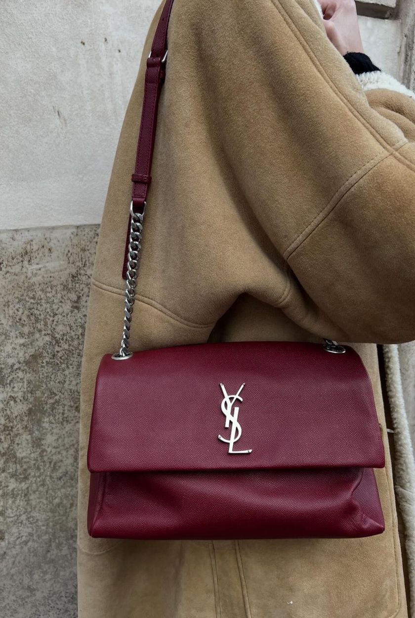 French handbag brand Saint Laurent lesley_luxuryvintage