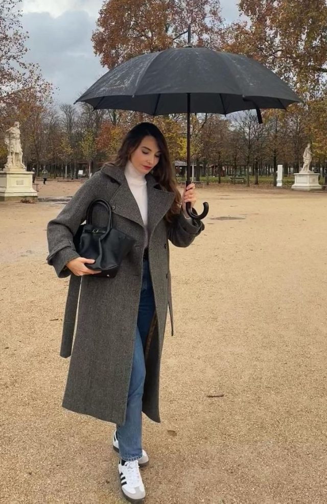 8 French Girl Rainy Day Outfits