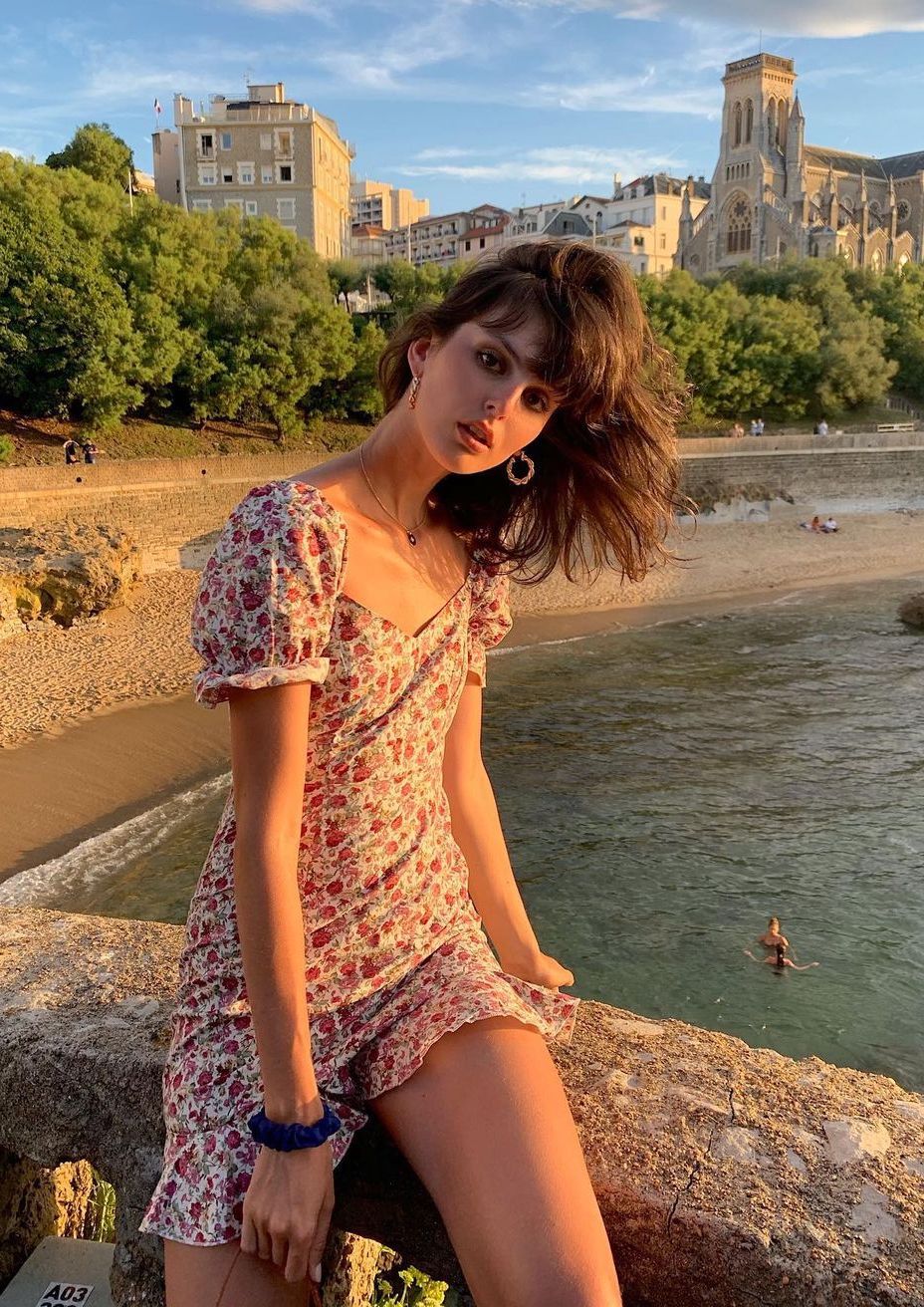 French Floral dress Summer 