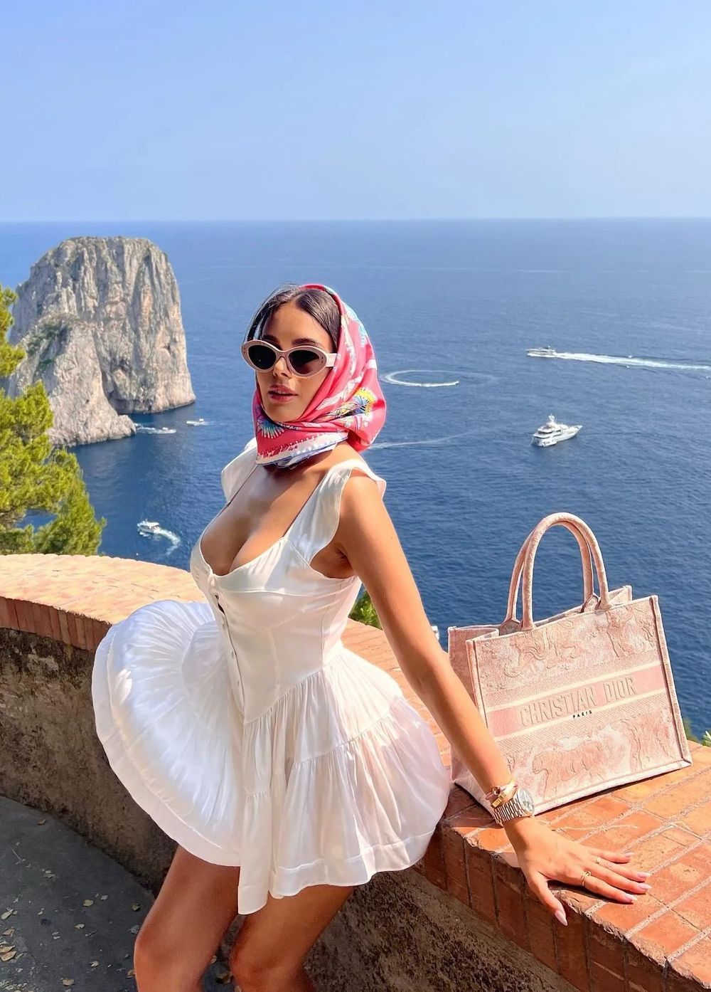 South of france white dress outfits 