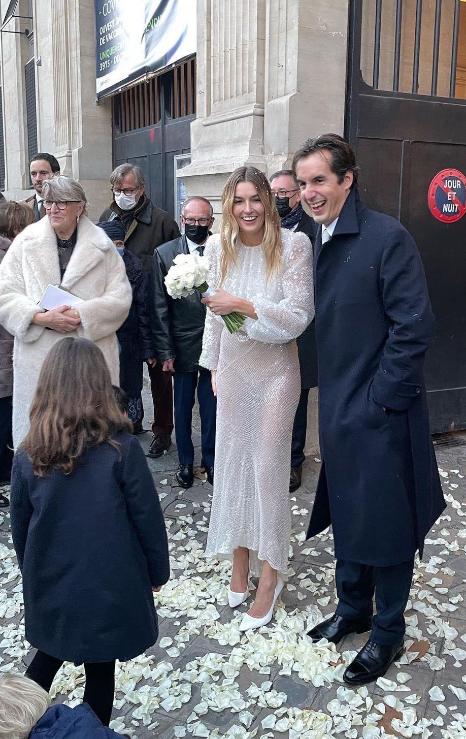 Wedding civil ceremony French courthouse Camille Charriere