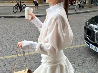 Chanel beige flap bag outfits anna.bernmark