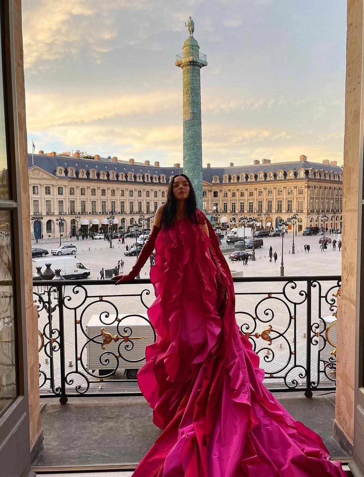 French fashion Mariacarla Boscono