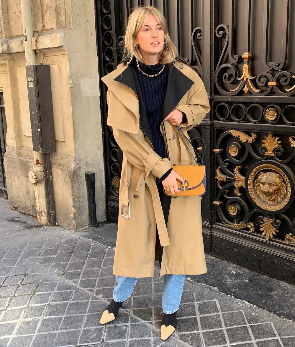 French girl Trench coat outfits camillecharriere