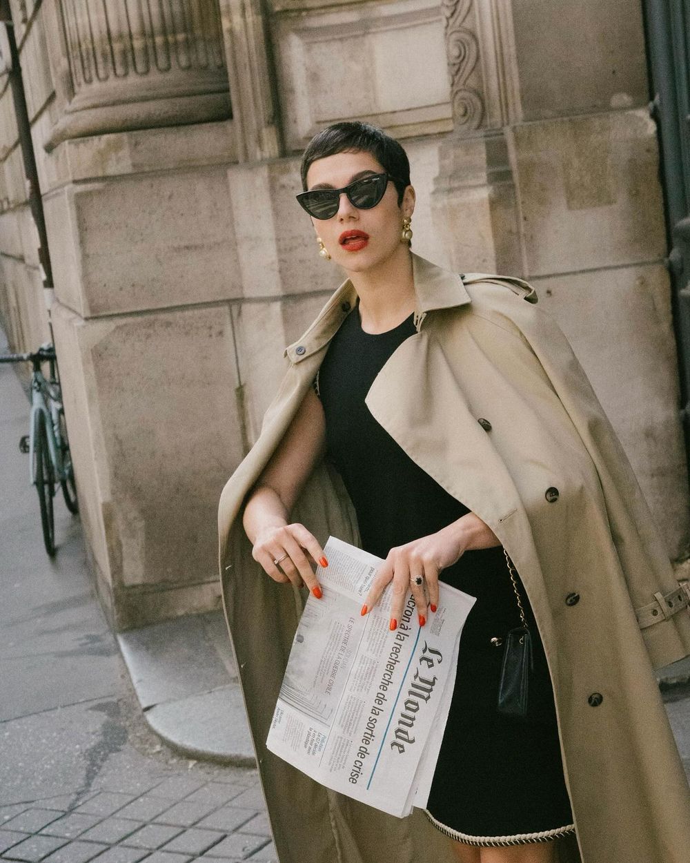 French girl Trench coat outfits yevtopyer