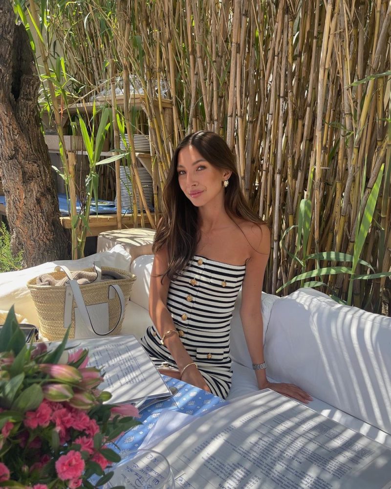 French Lace Stripe Shirt Set-Up