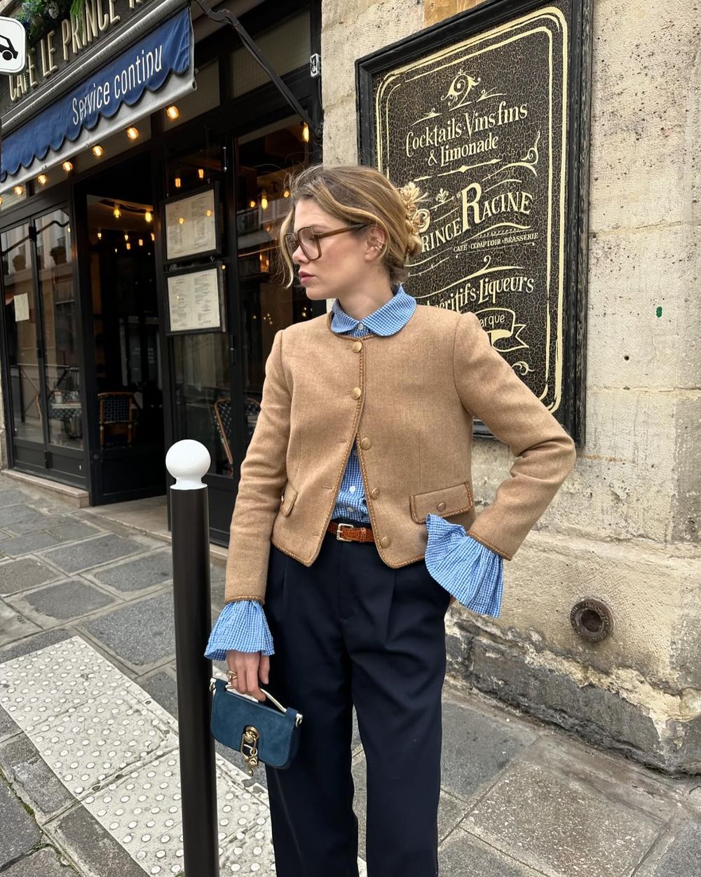 French Beige jacket outfits elodieromy