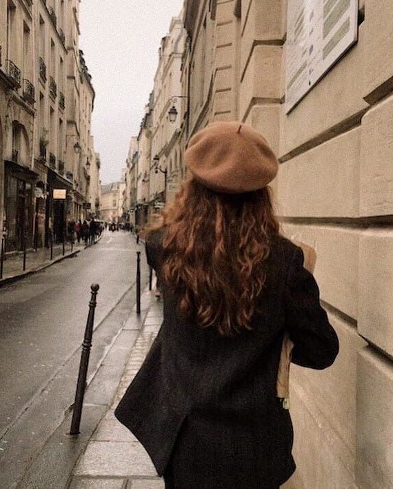 French Beret outfits french aesthetic