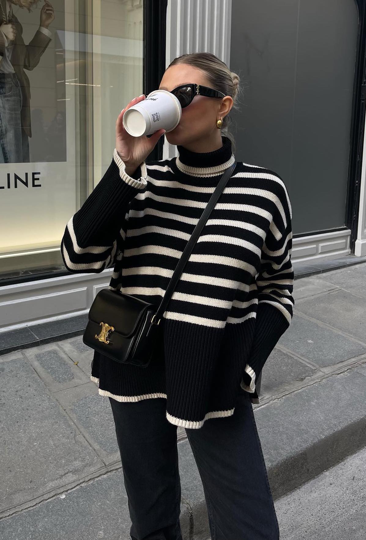 French Striped sweater outfits marine_diet