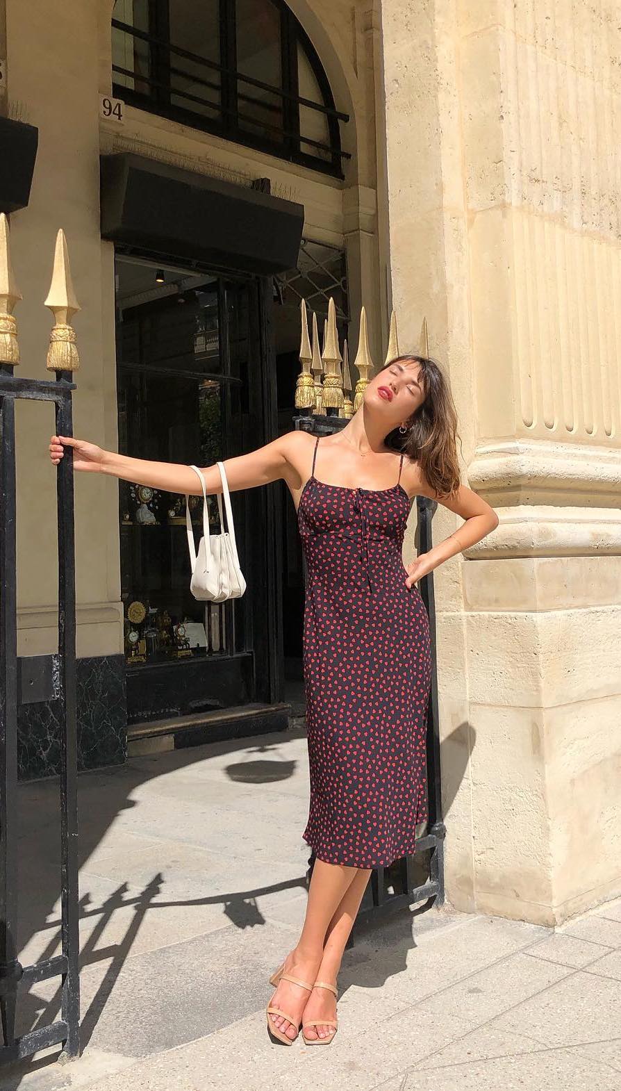 Summer dress outfits By Far Tanya sandals jeannedamas