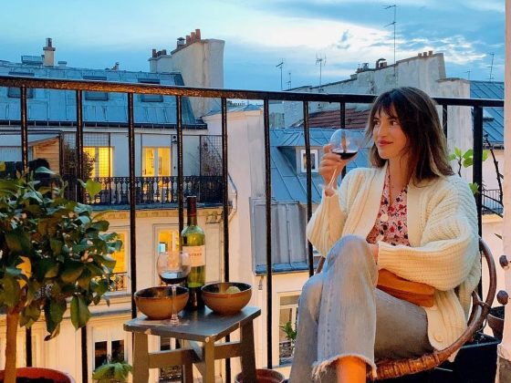 french vs american lifestyle wine on balcony jeannedamas